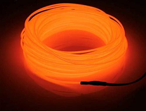 Hallenwerk ORANG 100cm Ambientebeleuchtung EL Lichtleiste 12V Auto Innenraumbeleuchtung Lichtleiste