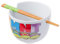 Silver Buffalo TMNT Teenage Mutant Ninja Turtles Ceramic Ramen Noodle Rice Bowl with Chopsticks, Microwave Safe, 20 Ounces