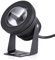Projecteur LED avec Télécommande, IP65 10W 12V RGB LED Spot Lampe étanche à la Pluie Adaptée pour Bateau Marin Yacht (Coquille noire)