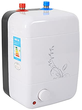 8 L Kleiner Druckfester Warmwasserbereiter -1500 W Untertischgerät Untertischspeicher mit Hocheffizienten Heizungsrohren, Untertischboiler für Küchenspüle, Bad