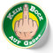 Finest Folia 2er Set Autoaufkleber Politik 10x10cm politische anti Sticker Aufkleber für Auto Kfz motorrad laptop fenster Selbstklebend R218 (10 Grüne 1)