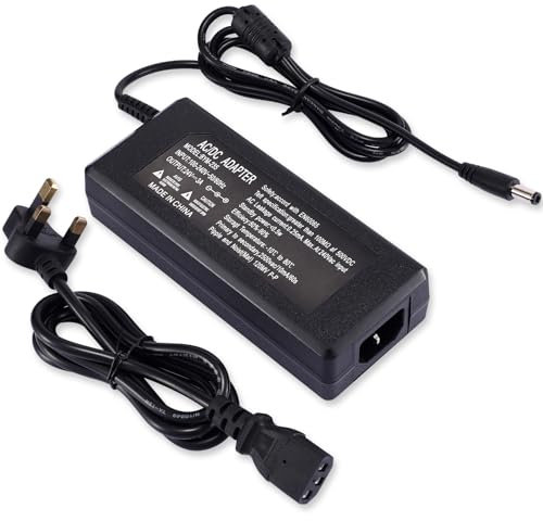 TOBWOLF 24V 3A DC Power Supply, AC 100-240V to DC 72W Power Adapter, 24V 3A Switching Adapter AC to D C Converter, Transformer Switching for Wireless Router, LCD Monitor, CCTV Cameras