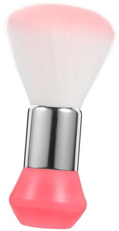 FRCOLOR Barber Neck Duster Brush Soft Bristles Neck Brush for Hair Cutting Hairdressing Salon Use Pink