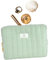 Trousse Toilette Femme - Rangement Cosmetique, Maquillage Format Voyage - 21x15x10 - Gaze de Coton et Fermeture Éclair - Pochette Femme Maquillage, Grande Capacité - Organisateur Produit de Beauté