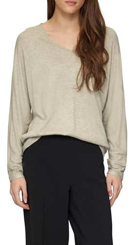 s.Oliver Meliertes Langarmshirt mit Fledermausärmeln