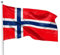 PHENO FLAGS Bandera de Noruega - bandera noruega 90 x 150 cm con ojales de latón - bandera resistente para asta - 100% poliéster