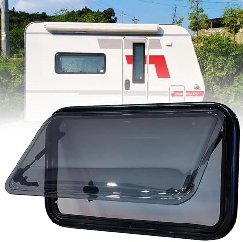 Ausstellfenster Verschiedene Größen 350*280mm Bis 1450*550mm Fliegengitter, Ausstellfenster Hinged Push out Fenster Vent Hatch Ersatz Für Wohnmobile Anhänger Kastenwagen Van Camper,122*70.5cm