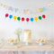 Happy Birthday Girlande Geburtstag Girlande Geburtstagsgirlande Deko Geburtstagsdeko Bunt Happy Birthday Banner Kinder Erwachsene Mädchen Junge Banner Geburtstag (Ballon+Girlande)