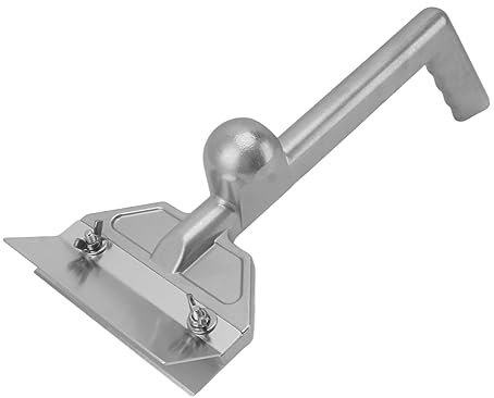 Natudeco Cast Aluminum BBQ Spatula Heavy Duty Burger Barbecue Spatula 15cm Wide for Commercial Kitchens, Barbecue Stalls, Teppanyaki