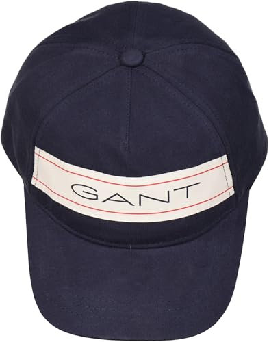 GANT TU Archive Stripe Logo Cap Herren Baseballkappe, Blue 433,S-M
