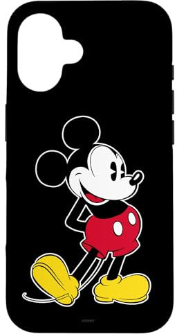 Disney Mickey Mouse Classic Pose Black Case for iPhone 16