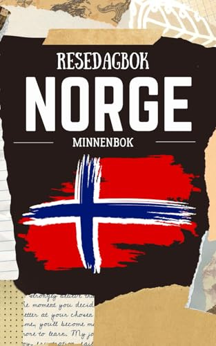 Norge Reseguider Minnenbok: Norges resedagbok för att fylla i: Litet anteckningsblock och resebok som present / Camping i Norge, husbil, vandring, ... / Resedagbok / Rundresa och semestersouvenir