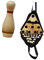 perfeclan Shuffleboard-Bowling-Pin-Set, Desktop-Bowling-Spielzeug, interaktive Ausrüstung, Holz-Bowling-Set für Erwachsene und Kinder, Kindersport