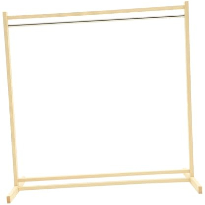 Gatuida Holz Kleiderständer Für Puppen 60cm Aus Natürlichem Holz Mit Glattem Finish Puppenkleiderhalter Für Kinder Puppenzubehör