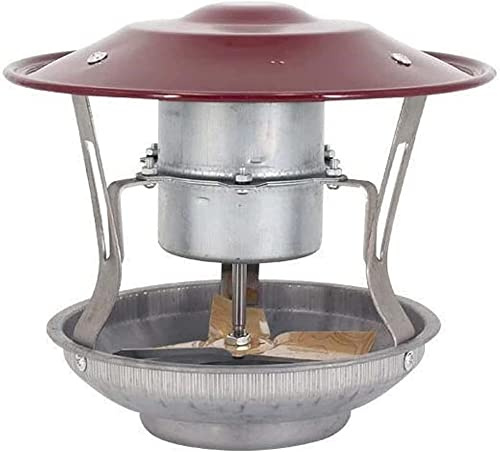 Generico Ventilatore a tiraggio indotto per Uso Domestico, 60 W, 3 Foglie, aspiratore per Camino, aspiratore per fumi, aspiratore per Polvere, Macchina per Il Fumo, 12~16 cm