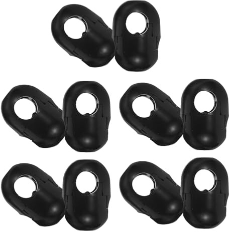 ZUNOXAZ 10 Stück Teiliges Kletterseil Verbinder Robuste Outdoor Seilklemme mit Schnellverschluss Wetterfest und Schwer Belastbar für Klettergerüste und Spielplatznetz Befestigung