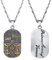 PROSTEEL Anhänger Halskette, Sternbilder Sternzeichen Waage Dog Tag Erkennungsmarke Anhänger mit Kette, Edelstahl Horoskop Astrologie Halsschmuck