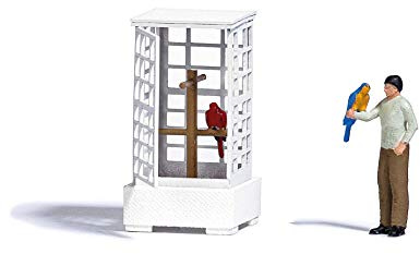 Busch 7813 Parrot Aviary Scene Kit