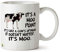 DZ517 It's a moo point. It's like a cow's opinion. It doesn't matter. It's MOO Funny Novelty Great Gift Idea Coffee Tea Ceramic Mug | Cow's Opinion Quote, Gift for Friends Fan Men Women 11oz