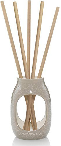 Yankee Candle Reed Diffusor, Starter-Set mit Duftstäbchen, Starter-Set, Black Coconut