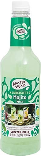 Master of Mixes Cocktail Mixers | Mojito | 1 Litre | Cocktails in seconds | Just add Alcohol | Makes 10 cocktails per bottle |