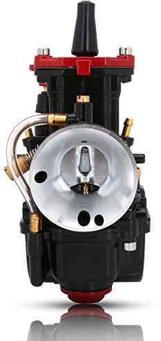 21mm Vergaser,PWK 21 Motorrad Power Jet Carb Racing Performance Universal für 50 cc bis 100 cc Pit Dirt Bike Motocross Enduro On/Off Road ATV Quad Scooter Schwarz