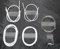 Road Racing Bike Brake & Gear Inner/Outer Wire Cable Set Pear Nipple White