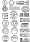 Stempel für verschiedene Stadtgedenken, Luftpoststempel für Kartengestaltung, Scrapbooking New York Sydney Tokio Paris Luftpoststempel transparenter Gummidichtung Stempel für Papierbasteln Handarbeit