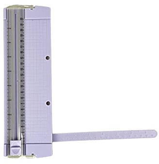 Pebaro 17P Papierschneidemaschine DIN A 4, mit Schnittlinienführung, tragbarer Papierschneider, bis DIN A 4, inkl. cm Angaben, perfekt für Hobby und Büro, Basteln mit Papier, Skrapbooking, Origami