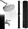 Randaco Solardusche 20L Solar Gartendusche warmes Wasser Bis Zu 60°C Ohne Stromanschluss Pooldusche Camping mit Fußdusche und schwenkbarem Regenduschkopf Schwarz