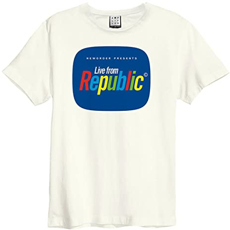 Amplified New Order Live from Republic Vintage White T-Shirt -XL
