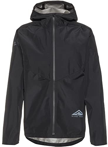 Nike Homme M Nk Trail Jacket Gore-tex Sweatshirt, Black/Dk Smoke Gray, XL EU