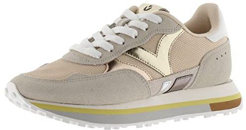 victoria Basket Nova Rejilla & Piezas Metalizadas Beige 40