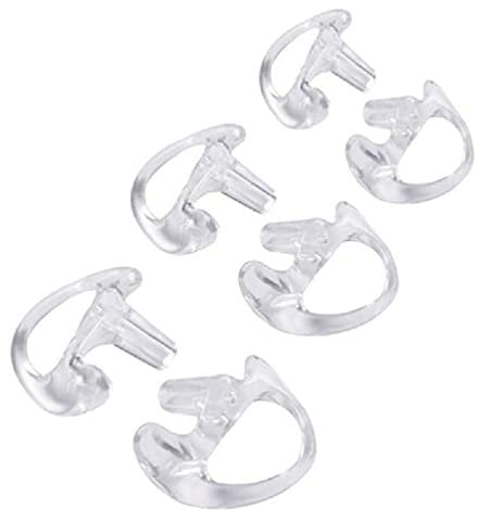 3-Pair Radio Earpiece Soft Silicone Earmould Earbud Earplug for Walkie Talkie Acoustic Earpiece Headset Two-Way Radio two way radio acoustic tube