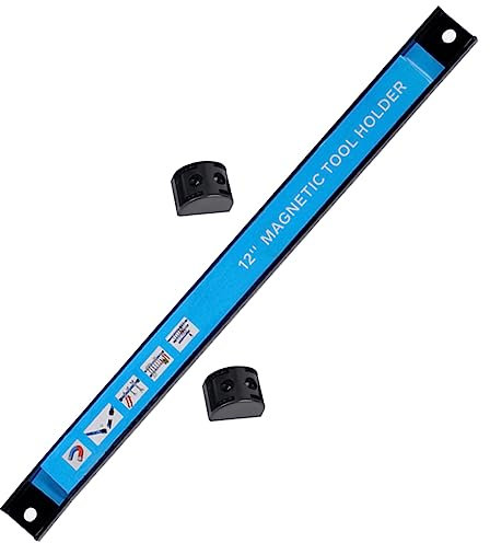 DOITOOL 12 Stockage D'outils Magnétiques Barre De Magnétique Aimant De Stockage Doutils Stockage Doutils Magnétiques Organisation Du Magasin Coller Au Mur Aimant Puissant Acier