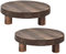 Povxlum 2 x Holzhocker, Präsentationsständer, Holzblumentopf, unterstützt Pflanzen für drinnen und draußen, Zuhause