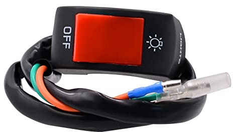 ihreesy Motorrad 22mm/25mm Lenkerschalter,12V Universal Lenker Scheinwerferschalter Motorrad Nebelscheinwerfer Lenker Lichtschalter für Motorrad Roller ATV