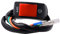 ihreesy Interruptor de Manillar de Motocicleta de 22 mm / 25 mm, 12 V Interruptor de Faro de Manillar Universal Moto Lámpara Antiniebla Interruptor de luz de Manillar para Moto Scooter ATV