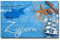 TRIOSK Kühlschrankmagnete Mediterran Magnet Insel Zypern Spruch Souvenir Geschenk Cypern für Reiselustige Frauen Männer Weltenbummler Kühlschrank stark eckig groß 85x55 mm
