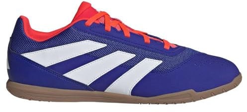 adidas Unisex Predator Club Football Boots Indoor SALA Fußballschuhe, Cloud White/Lucid Blue/solar red, 46 2/3 EU