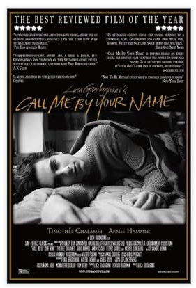 Filmposter Call Me by Your Name auf Leinwand, Poster, Wandkunst, Dekor, Bild, Gemälde für Wohnzimmer, Schlafzimmer, Dekoration, ungerahmt, 30 x 45 cm