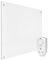 EconoHome Wall Mount Space Heater Panel - 250 Watt Splashproof Convection Heater with Thermostat - Ideal for 100 Sq Ft Room or Bathroom - 240V Electric Heater