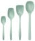 Rosti Classic Kochlöffel Set 4-Teilig, Hochwertiges Küchenhelfer Set mit 3 Kochlöffel & 1 Backlöffel, aus Kunststoff, Hitzebeständig, Bruchsicher, Spülmaschinenfest, Nordic Green