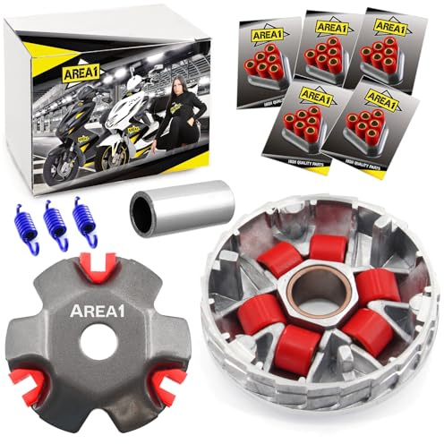 Area1 Tuning Variomatik Set für 50ccm China 4-Takt Motorroller wie z.B. GY6 139QMB/QMA AGM Nova Alpha-Motors Direct-Bikes Dafier ATU Explorer FlexTech GT Union Guoben Vanguard Yiying Hongzhou Lingtian