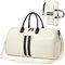 Suweir Kleidersack Reisetasche Anzugtasche für Herren Damen Anzugsack mit Schuhfach Nassfach Große Kapazität Carry On Garment Duffle Bag 3 in 1 Hängenden Faltbaren Koffer Anzug Reisetaschen (Beige)