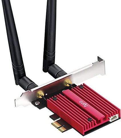 Cudy WiFi 7 BE9300 WE9300 PCIe WiFi Karte für PC, 6GHz Tri-Band Wireless Adapter, Intel BE200 Chipsatz, Bluetooth 5.4, WPA3, einfache Installation