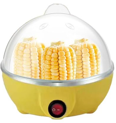 Hard Boiled Egg Cooker - Electric Egg Boiler, Quick Egg Cooker Machine | Multifunctional Automatic Egg Maker, Detachable Egg Steamer for Perfect Hard Boiled Eggs, Soft Boiled Eggs Poached Eggs Omelet