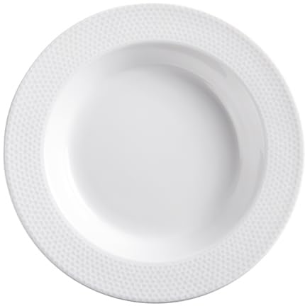 KAHLA Honeycomb Suppenteller 23 cm | tiefer Teller mit Relief-Muster aus Porzellan