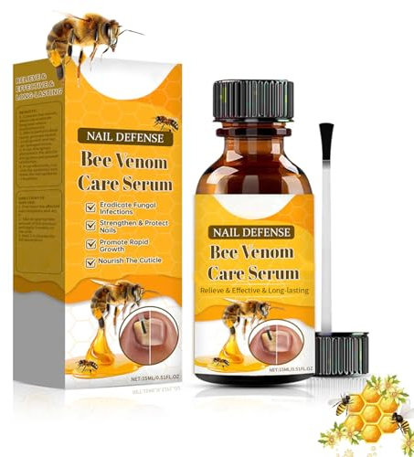 DMQ Nail Defense Bee Venom Treatment Serum Pro,Bee Venom Nail Serum, Nail Growth and Repair Serum, Nail Strengthener for Damaged Nails