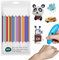 Generisch 3D Druck-Filament, 110 Stück, 22 Farben, 2,5 mm, Polycaprolacton, 110 Gramm